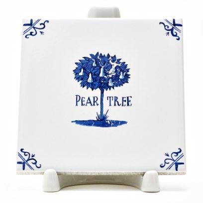 Изразец Голландский. Грушевое дерево