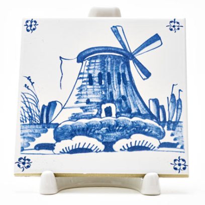 Изразец Голландский. Мельница 19
