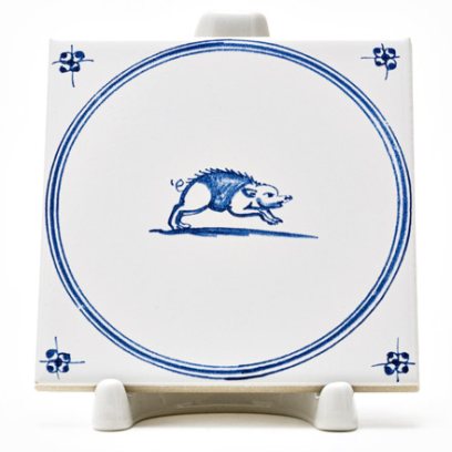 Изразец Голландский. Кабан