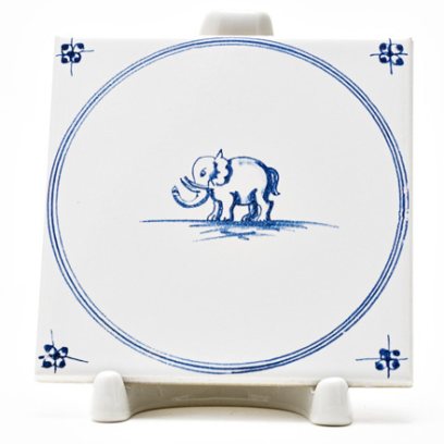 Изразец Голландский. Слон