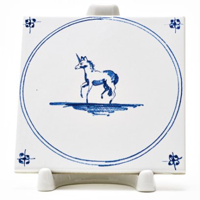 Изразец Голландский. Единорог