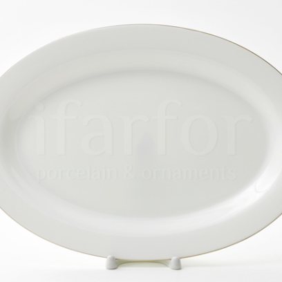 Блюдо овальное Золотая лента STOPPARD Стандарт