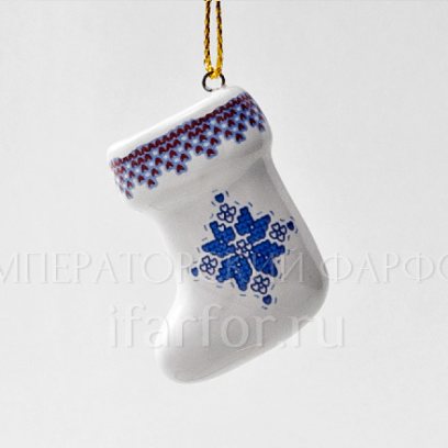 Елочная игрушка Валенок