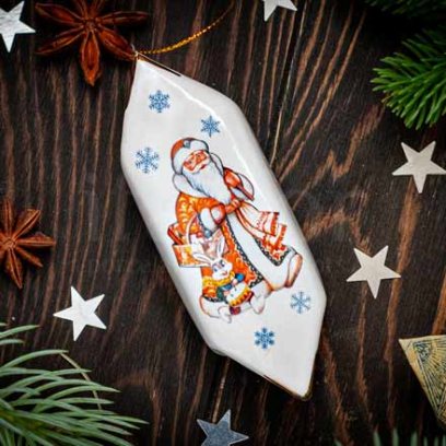 Елочная игрушка Конфета 6 Дед Мороз