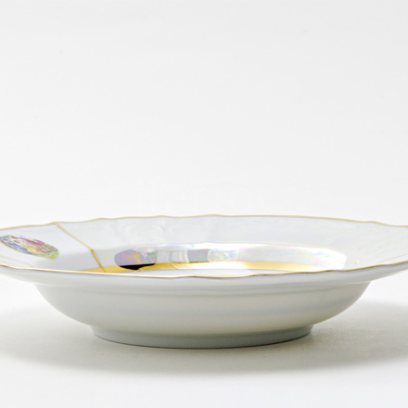 Тарелка глубокая Мадонна Перламутр