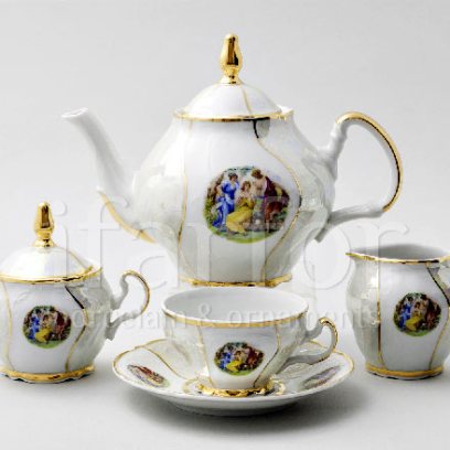 Сервиз чайный Мадонна Перламутр 6/17 Бернадотт