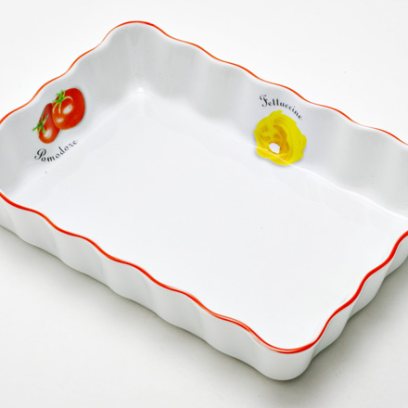 Форма для запекания с волнистым краем Паста Прямоугольная