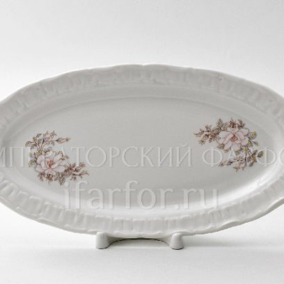 Селедочница «Контесса 2» Форма: Севрская. Твердый фарфор. 300 x 30 мм.