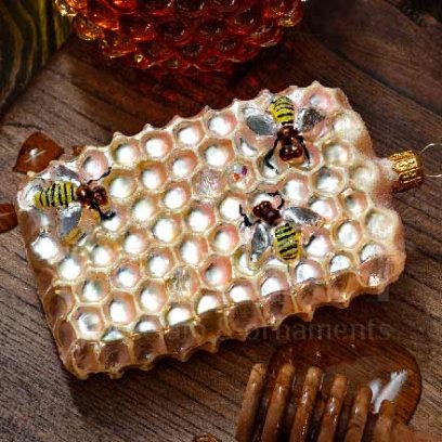 Елочная игрушка Соты 3