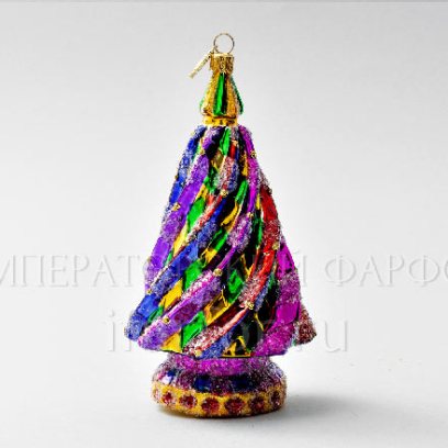 Елочная игрушка в подарочной коробке 210х130мм Космическая Рождественская елка