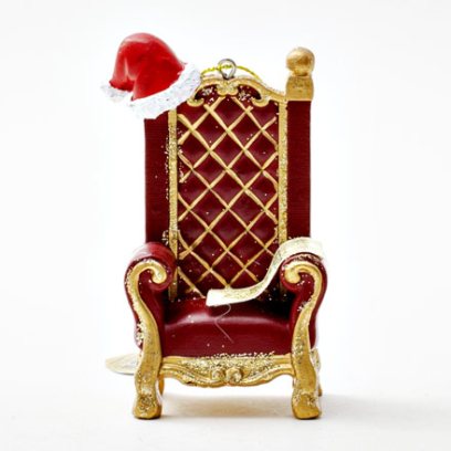 Елочная игрушка Рождественский трон 2