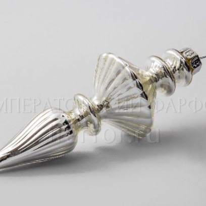 Елочная игрушка Веретено ребристое