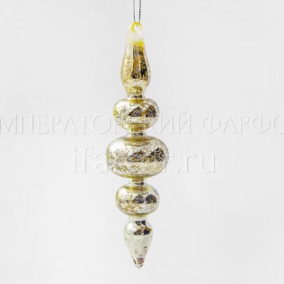 Елочная игрушка Веретено большое 2