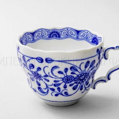 Чашка чайная «Alte Ranke blau» Форма: Marie-Luise 1150. Твердый фарфор. 210 мл.