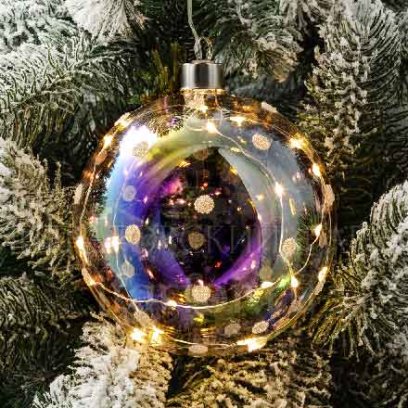 Елочная игрушка Светящийся шар 20LED
