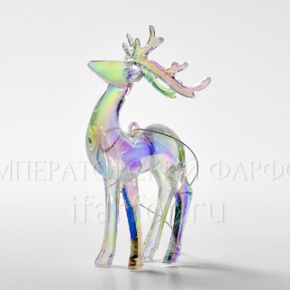 Елочная игрушка «Олень» Форма: Олень. Пластик. 74 x 120 мм.