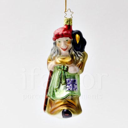 Елочная игрушка Баба-Яга