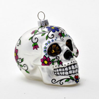 Елочная игрушка Череп 5