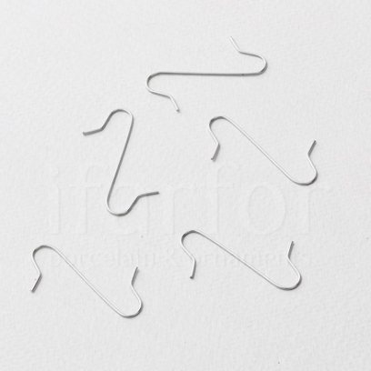 Крючки для елочных игрушек Серебряный Крючки 100штук