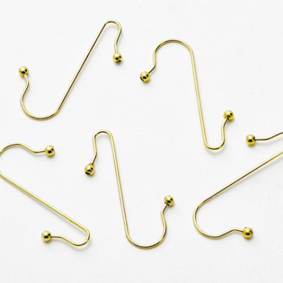 Крючки для елочных игрушек Золотой Крючки 50штук