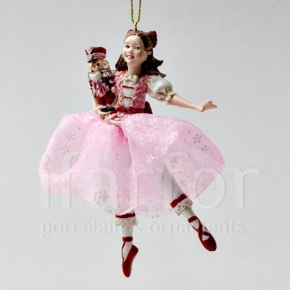 Елочная игрушка Девочка со щелкунчиком Девочка со щелкунчиком Клара