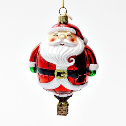 Елочная игрушка Воздушный шар - Дед Мороз