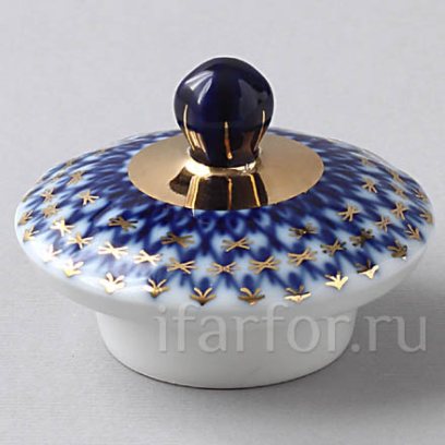 Крышка к сахарнице Кобальтовая сетка Тюльпан