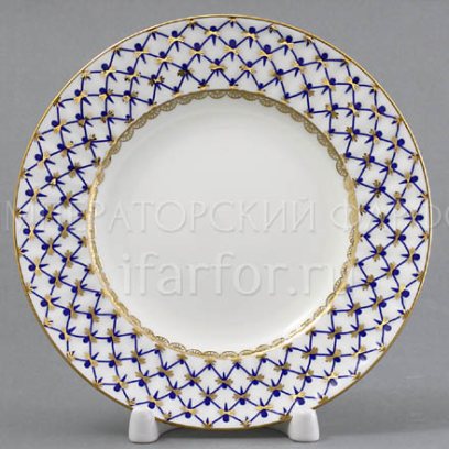 Тарелка десертная Кобальтовая сетка