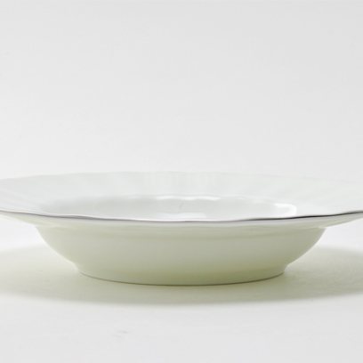 Тарелка глубокая «Платиновая лента»