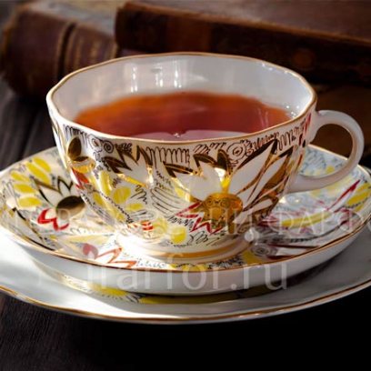 Комплект чайный Золотые ромашки 1/3 Тюльпан