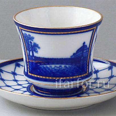 Чашка с блюдцем чайная Мост Пестеля 1/2 Банкетная