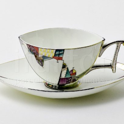 Чашка с блюдцем чайная Ладонь Невы 1/2 Ковчег