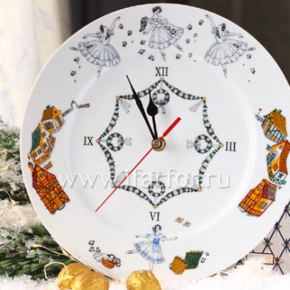 Часы-тарелка в подарочной коробке Жизель Европейская-2
