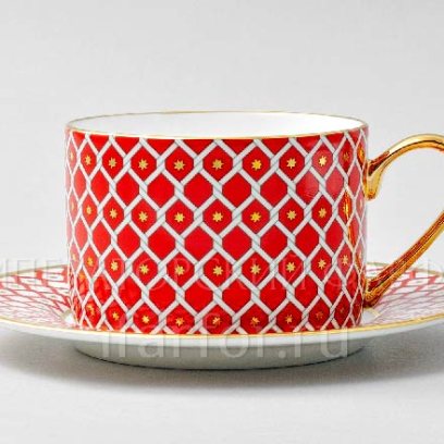 Чашка с блюдцем чайная Скарлетт 2 1/2 Идиллия