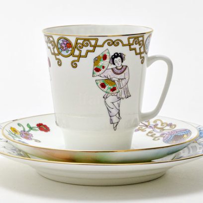 Комплект трехпредметный Балет. Красный мак 1/3 Майская