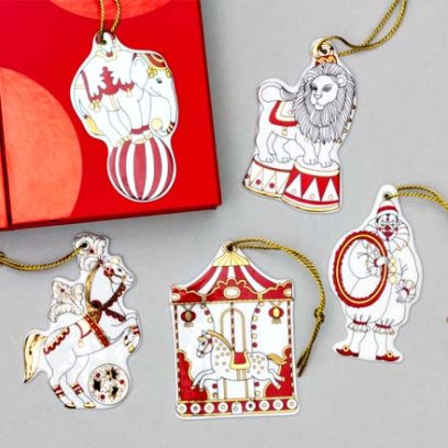 Набор елочных игрушек в подарочной коробке Гранд цирк