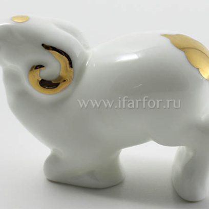 Скульптура «Овен (з.з.)» Форма: Овен (з.з.). Костяной фарфор. 50 мм.