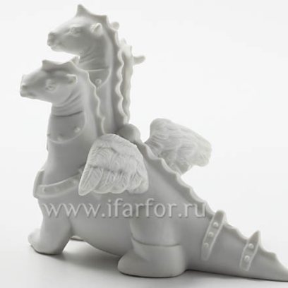 Скульптура Змей-Горыныч Белый