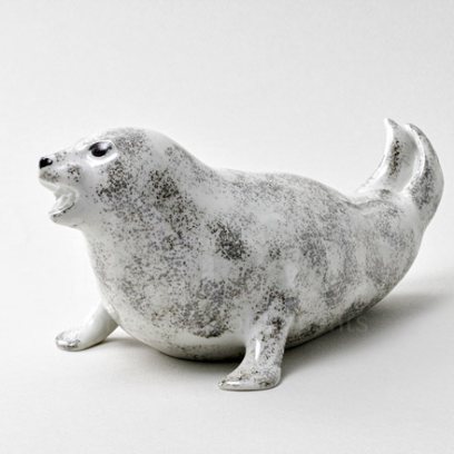 Скульптура Белёк Белек Серый перламутр