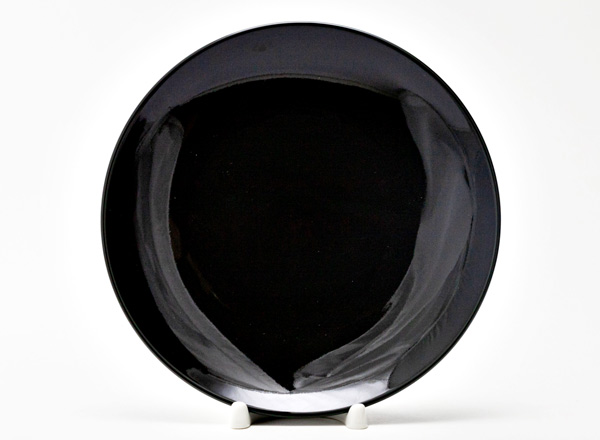 Тарелка мелкая Балтийский берег черный