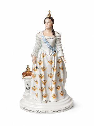 Скульптура Императрица Екатерина Вторая 185 x 320 мм.