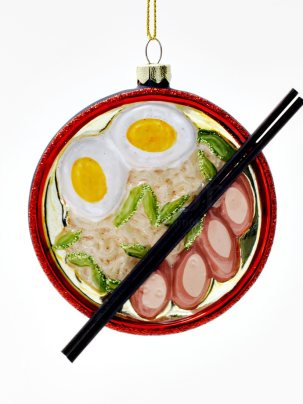 Елочная игрушка Суп Ramen 90 x 95 мм.