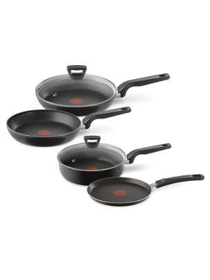 Набор сковород Tefal Essential, 6 предметов, с индикатором нагрева, антипригарным покрытием, подходит для газовых, электрических и стеклокерамических плит