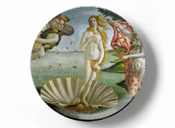 Decorative plate Sandro Botticelli Рождение Венеры