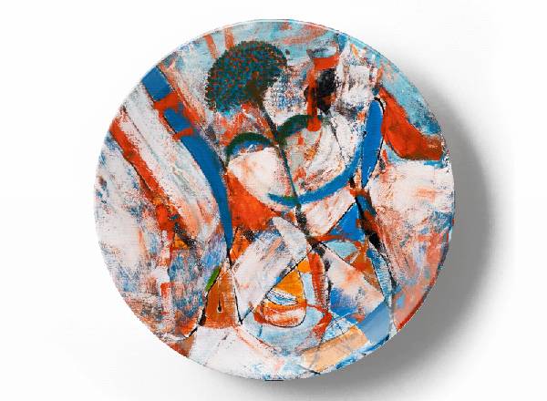 Decorative plate Greg Van Dyke Dantes dream