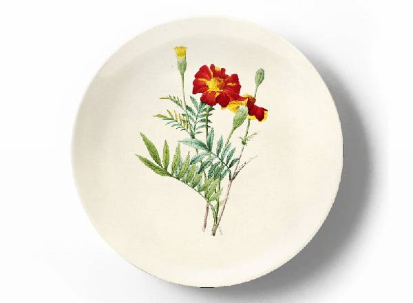 Декоративная тарелка Пьер Жозеф Редуте Бархатцы