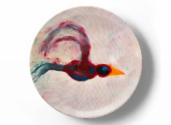 Decorative plate Greg Van Dyke Phoenix