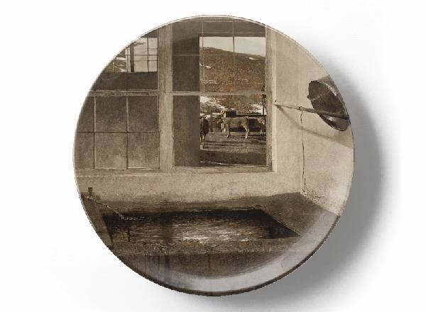 Декоративная тарелка Эндрю Уайет Весенний выпас