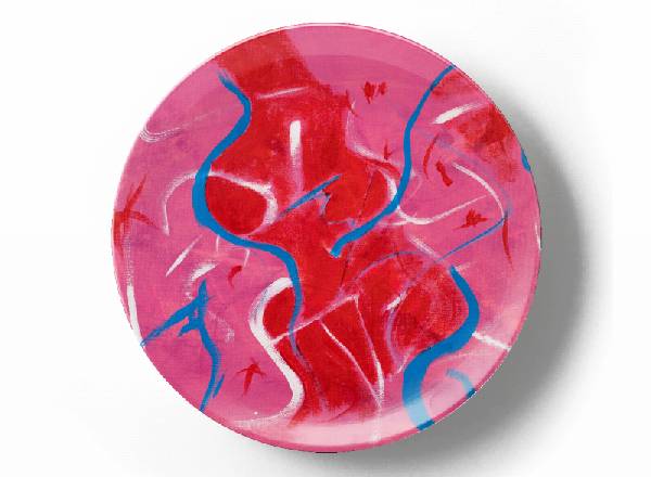 Decorative plate Greg Van Dyke Matador woman