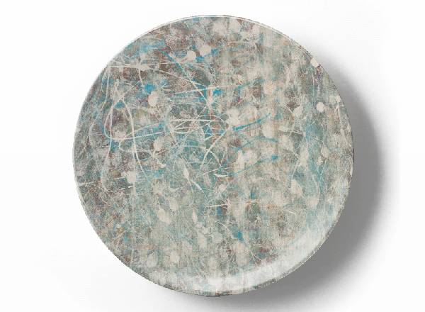 Decorative plate Greg Van Dyke Gray composition